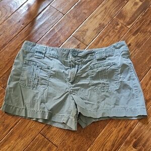 Old Navy Slate Blue Cargo Shorts Lightweight Cotton